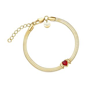 Rosefield Romantický pozlátený náramok Hádok JBSRG-J1012