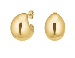 Rosefield Masívne pozlátené náušnice Chunky JECMG-J976