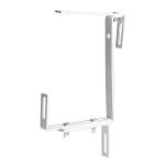 Vešiak WND, biely, na kvetináč, kovový, bal. 2 ks