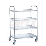 Štvorpolicový transportný vozík EKO