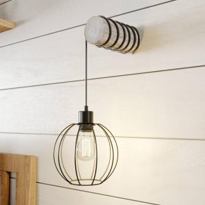 Nástenné svetlo Karou, sivá morená