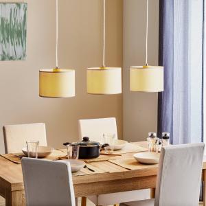 Závesné svietidlo Corralee, sivé, 3-plameňové