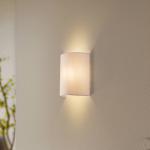 Nástenné svetlo Roller, biela/zlatá