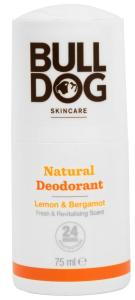 Bulldog Prírodný guľôčkový dezodorant (Natural Deodorant Lemon & Bergamot Fresh & Revitalising Scent) 75 ml