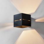 Nástenné svetlo Top up/down, čierne telo