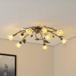 Stropné svietidlo Miranda 9-plameňové, bronzové