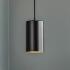 Závesné svietidlo ZW Tube 170, 1-pl., čierne