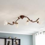 Stropné svietidlo Siena florentský štýl zakrivené 4-pl