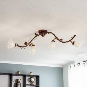 Stropné svietidlo Siena florentský štýl zakrivené 4-pl