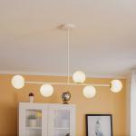 Závesné svietidlo Gama 5, 5-plameňové, biele