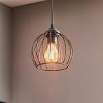 Závesné svietidlo Cumera s mriežkovým tienidlom, Ø 16 cm