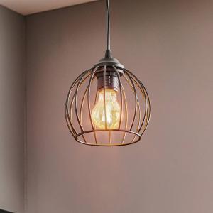 Závesné svietidlo Cumera s mriežkovým tienidlom, Ø 16 cm