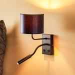 Nástenné svetlo Soho, valcovité, lampa na citanie modrá/zlatá