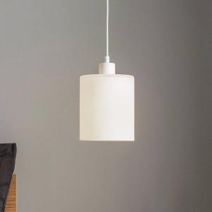 Závesné svietidlo Soda so skleneným tienidlom biela Ø 15cm