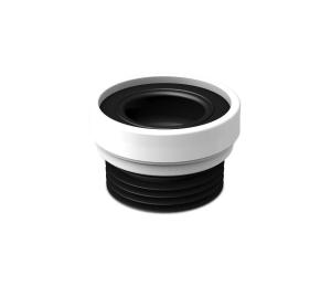 Bruckner Bruckner - WC manžeta pevná, centrická čierna/biela