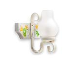 Exodus Lighting Srl Nástenné svietidlo VELA 1xE14/40W/230V buk/krémová - FSC certifikované