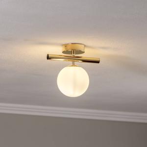 Stropné svietidlo Linea, zlaté, 1-plameňové