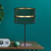 Stolová lampa Duo, zelená/zlatá, výška 50 cm