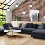 Závesné svietidlo Capri s okrúhlym tienidlom na lampu, 1-plameňové