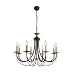 Luster Ferra, mosadz antik, 8-plameňové