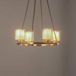 Luster Ressa Ø 59 cm mosadz antik, 4-pl.