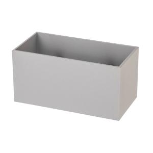 Euluna Elestren nástenné svetlo, rohové, šedé