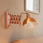 Nástenné svetlo HAP-9082-CPR s ramenom, meď