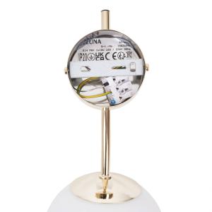 Euluna nástenné svetlo Karda, zlatá farba