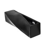 Nástenné svetlo Turn z keramiky, up/down, čierne