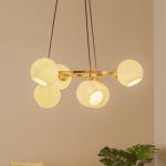 Luster Ramella, mosadz antik, 6-pl