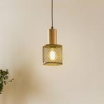 Závesné svietidlo Sobresa s mriežkovým tienidlom, 1-plameňové