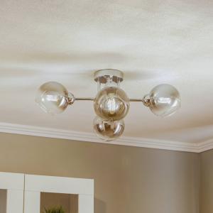 Stropné svietidlo Bolet Ø 65 cm, chróm, 4-pl