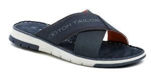 Tom Tailor 7480210004 modré pánske nazúvaky EUR 46