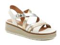 Jana 8-28267-44 bielo zlaté dámske sandále na platforme EUR 38