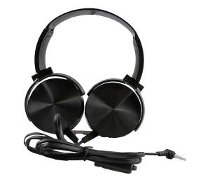 Drôtové slúchadlá s mikrófonom mini-jack C