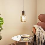 Závesné svietidlo Smoke tienidlo na lampu dymové sklo, 1-plameňové