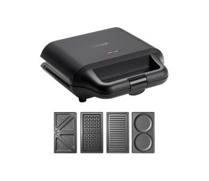 Concept Concept SV3055 - Toustovač 4v1 700W/230V čierna