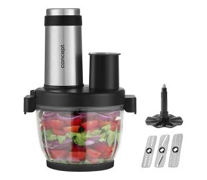 Concept Concept RM3300 - Kuchynský robot so strúhadlom 1000W/230V čierna/nerez