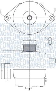 MAGNETI MARELLI Alternátor 063732181010