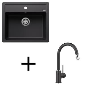 Blanco set Legra 6 + Mida-S silgranit 684019bce41bd