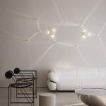 Karman LED nástenné svetlo RAINBOW, biele, Ø 18 cm, plast