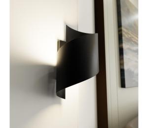 EMIBIG Nástenné svietidlo SPINER 1xG9/8W/230V čierna