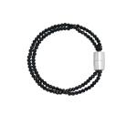 BREIL Dvojitý korálkový náramok s kryštálmi Magnetica System TJ3687