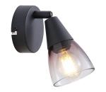 Eurolamp Nástenné bodové svietidlo CLASSY 1xE14/7W/230V dymová