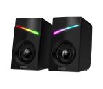 CONNECT IT CONNECT IT CSP-1100-BK - SADA 2x LED RGB Herný reproduktor 6W/5V čierna