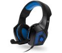 CONNECT IT CONNECT IT CHP-5500-BL - LED Herné káblové slúchadlá s mikrofónom čierna/modrá