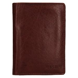 Lagen V-72 hnedá pánska kožená peňaženka