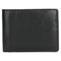 Lagen V-76 čierna pánska kožená peňaženka