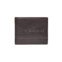 Lagen V-76/T tmavo hnedá pánska kožená peňaženka