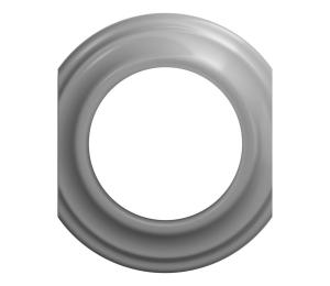 lap lap - Retro rámik stredový šedá